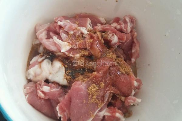 大葱炒羊肉片的做法图解5