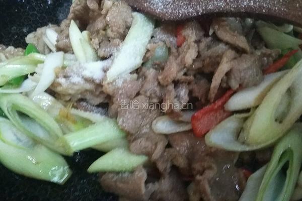 大葱炒羊肉片的做法图解11