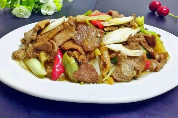 大葱炒羊肉片的做法图解13