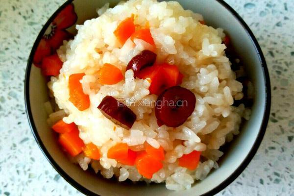 胡萝卜糯米饭的做法图解10