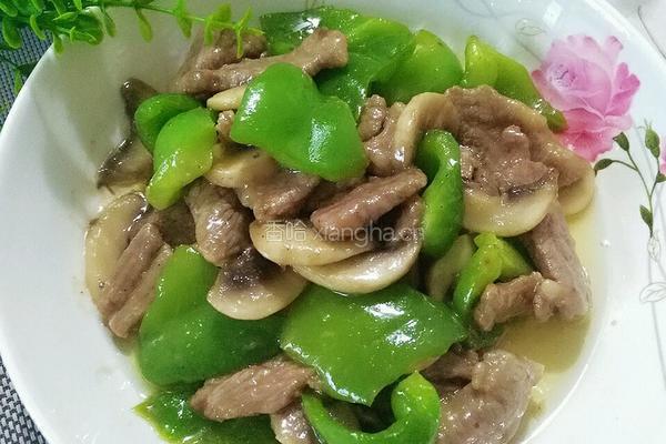 蘑菇炒牛肉的做法图解8