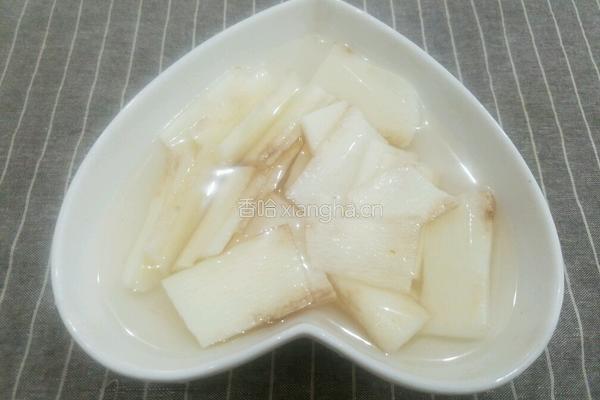 西兰花炒山药的做法图解2