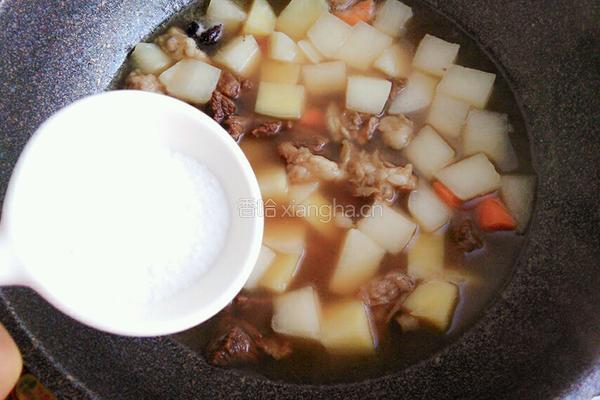 牛肉炖萝卜土豆的做法图解8