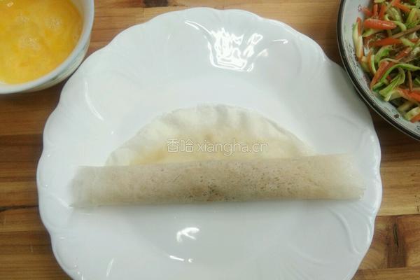 西葫芦三丝春卷的做法图解10
