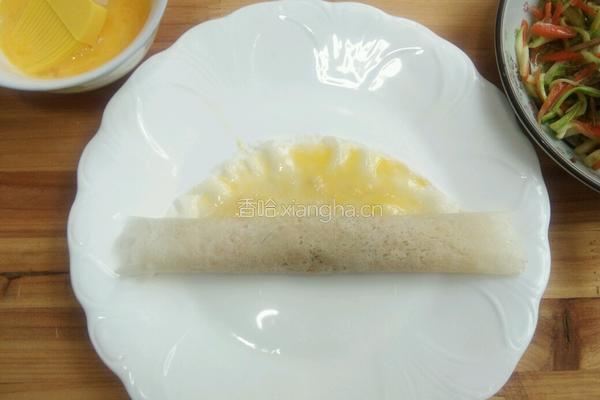 西葫芦三丝春卷的做法图解11