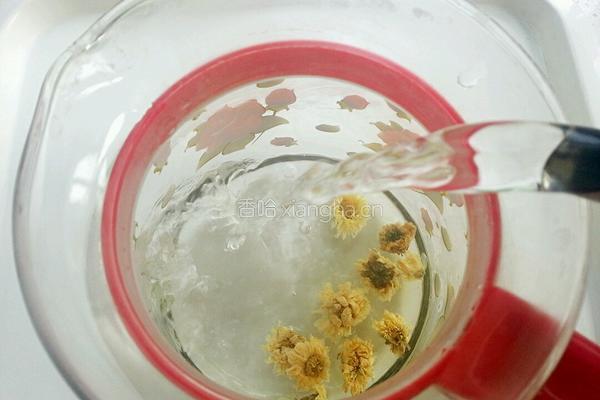 柠檬蜂蜜菊花茶的做法图解4