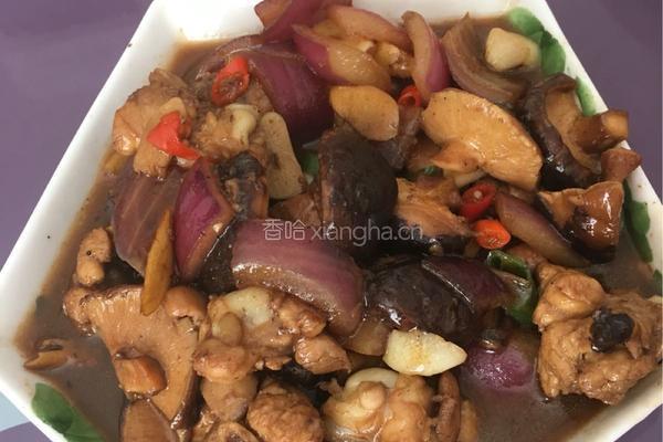 小鸡炖蘑菇的做法图解6