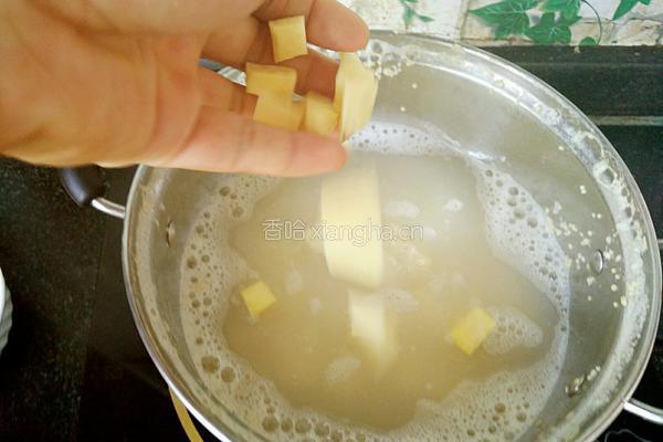 红薯小米粥的做法图解3