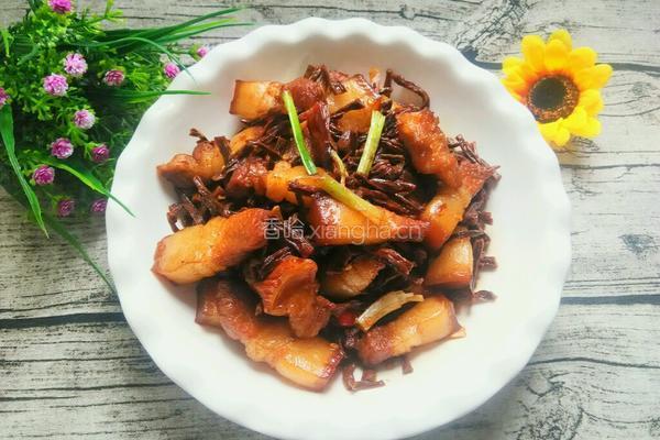 缸豆干红烧肉的做法图解10