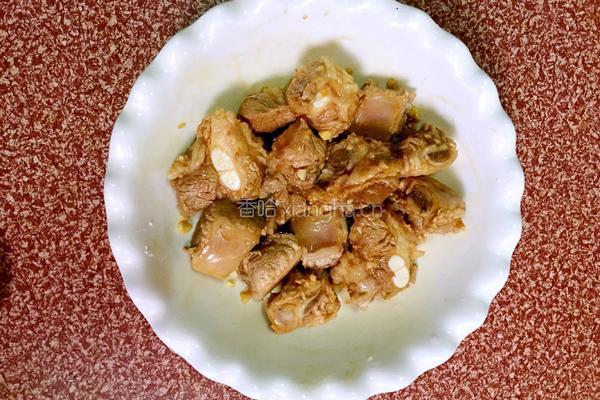微波炉蒸排骨的做法图解3