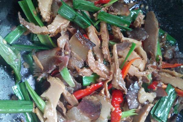 干笋炒腊肉的做法图解14