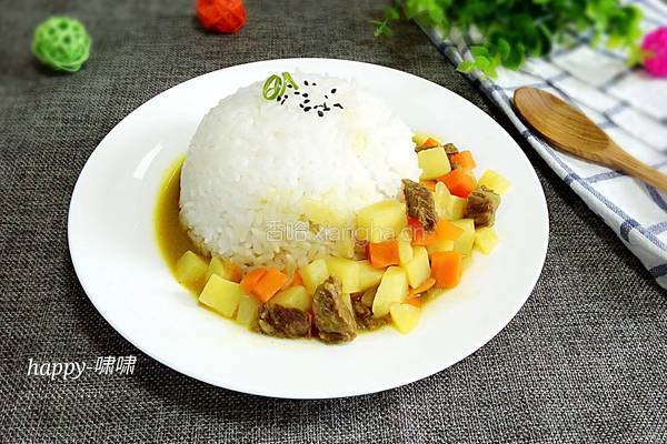 牛肉咖喱饭的做法图解15