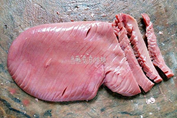凉拌腰花的做法图解4