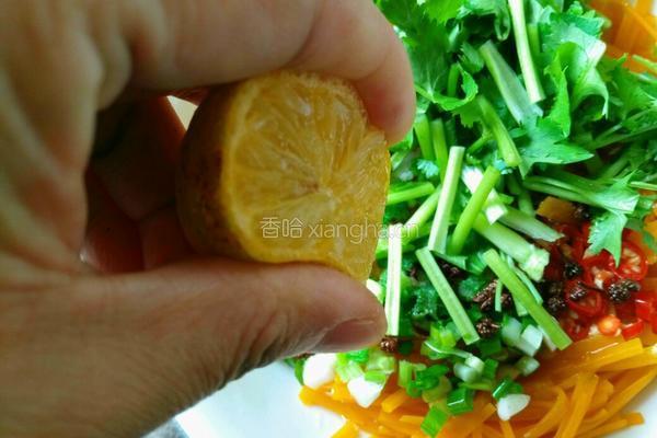 酸辣南瓜丝的做法图解6