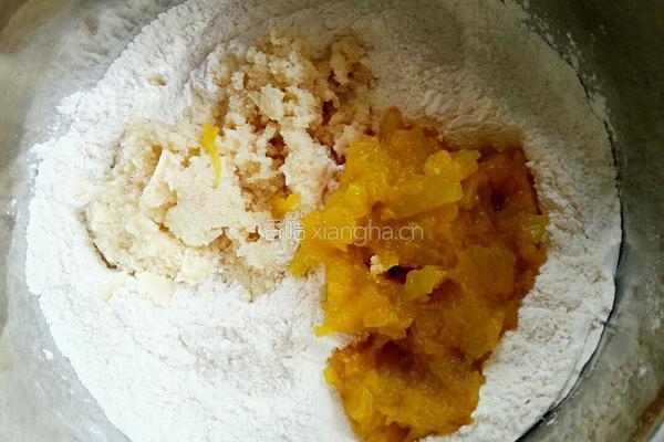 豆渣方瓜葱油卷儿的做法图解4