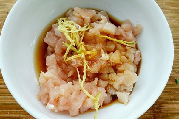 鸡肉青菜粥的做法图解4