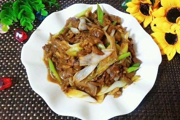 大葱爆羊肉的做法图解10