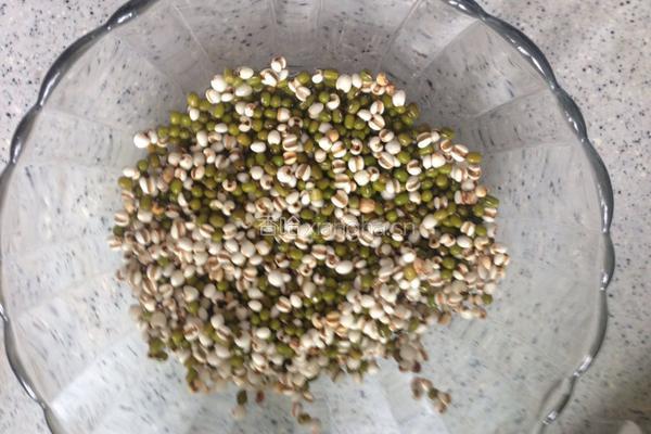 绿豆薏米甜汤的做法图解3