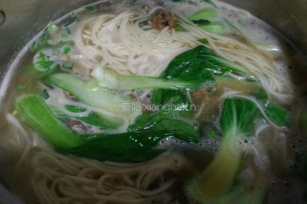 羊肉汆面的做法图解9