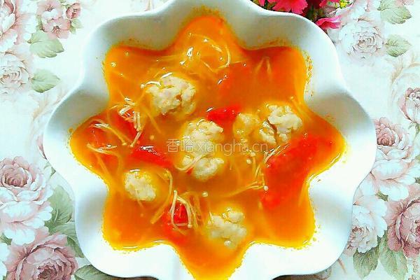 虾肉丸子的做法图解7