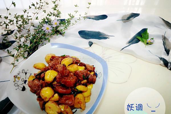 板栗烧鸭的做法图解6