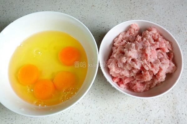 猪肉蛋饺的做法图解1