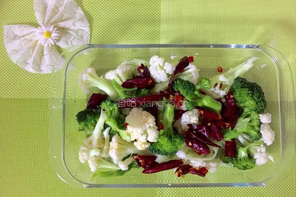 凉拌西兰花 花菜新吃法的做法图解5