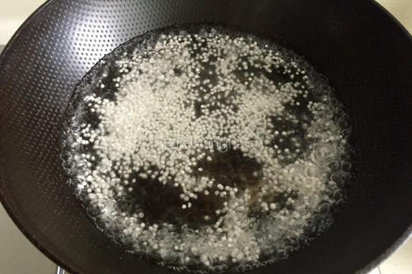 椰汁香芒西米露的做法图解4