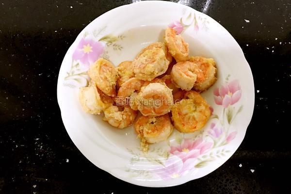 传统溜虾段的做法图解4