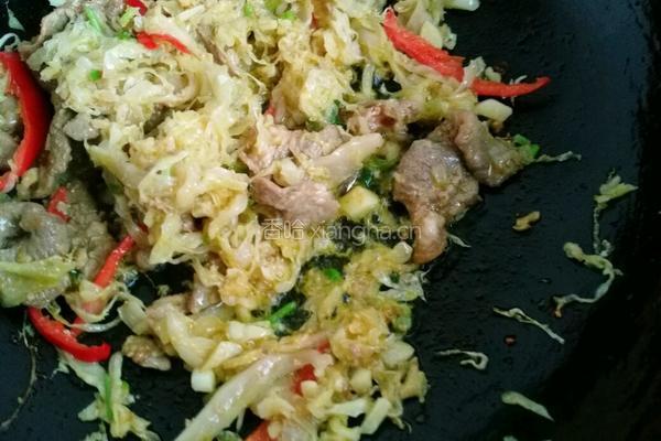 酸菜牛肉的做法图解14