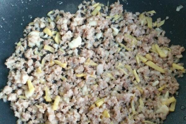 肉末香菇的做法图解4