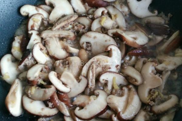 肉末香菇的做法图解5