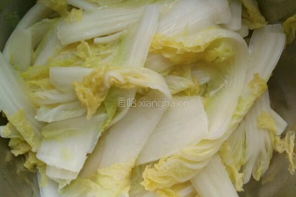 炝拌娃娃菜的做法图解3
