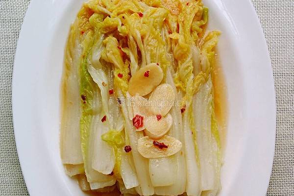 炝拌娃娃菜的做法图解8