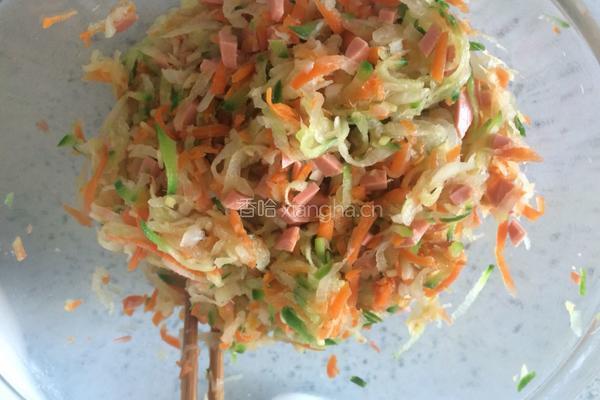 萝卜丝饼的做法图解6