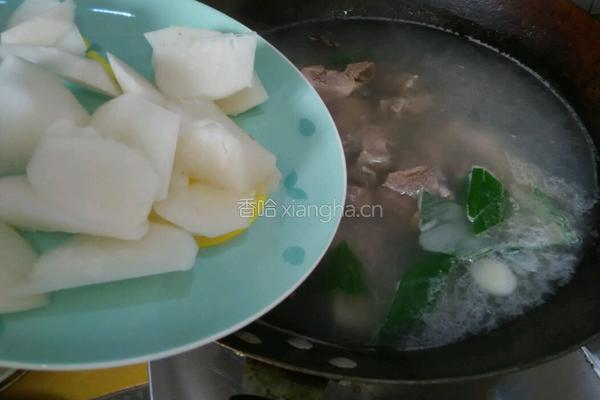 白萝卜豆腐排骨汤的做法图解3