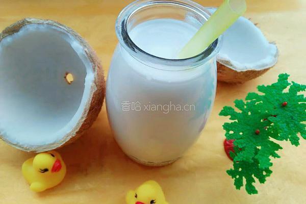 鲜榨椰子汁的做法图解8