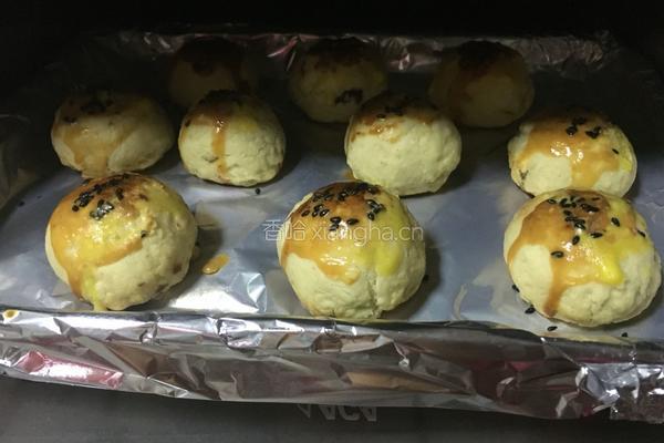 蛋黄酥低粉黄油版的做法图解7