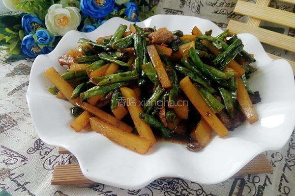 土豆炖豆角的做法图解10