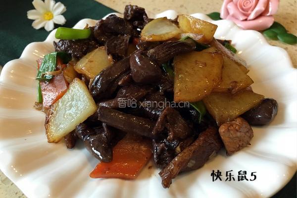 红蘑炒土豆片的做法图解16