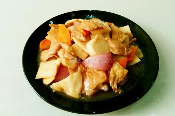 杏鲍菇烧肉的做法图解16
