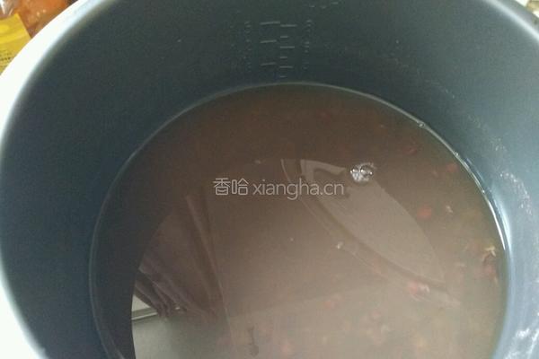 红豆桂花粥的做法图解4