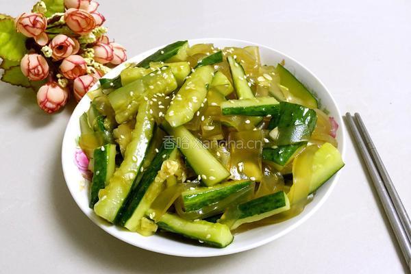 黄瓜拌凉皮的做法图解7