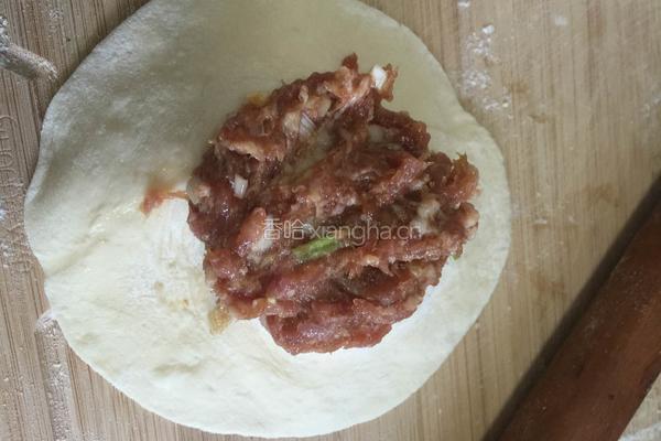 千层发面肉饼的做法图解4