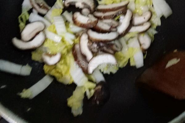 香菇白菜的做法图解5