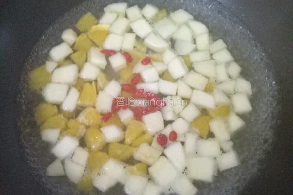 藕粉水果羹的做法图解4