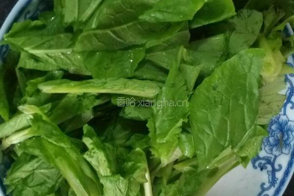 蘑菇火腿小白菜的做法图解3
