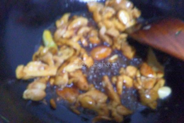 豆角炒鸡肉的做法图解7