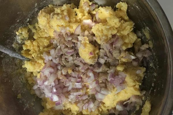 红薯肉松球的做法图解3