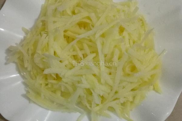肉丝炒土豆的做法图解1